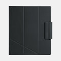Copy Electronic vam predstavlja Boox navlaku zaštitnu Magnetic za Note Air3 i Note Air3 C 10.3″, OBMCA3C103. Na fotografiji je prikazano zatovrena zastitna navlaka, koja je crne boje