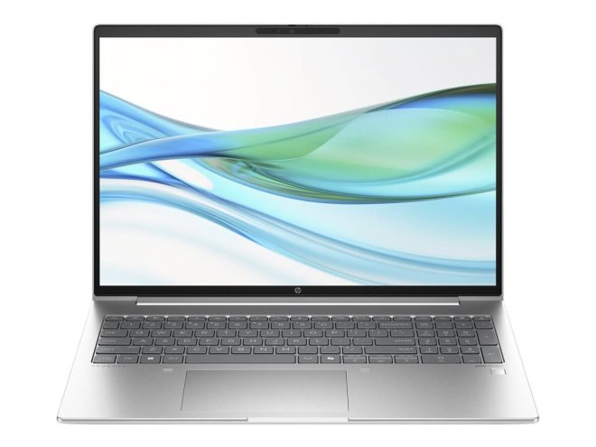 Copy electronic vam predstavlja Laptop HP ProBook 460 G11 U5 125U 16", 16GB, SSD1TB, Win11Pro [A38DXET#BED]. Na fotografiji se vidi srebrni laptop. Otvoren je pod kutom od 90 stupnjeva. Vidi se prednja strana.