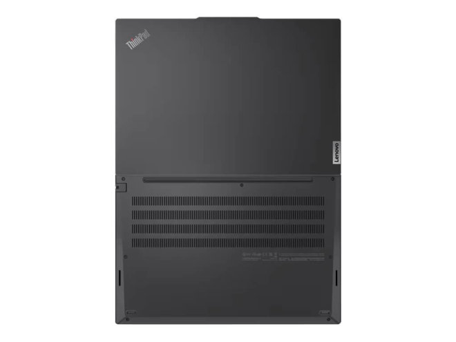Copy electronic vam predstavlja Laptop LENOVO ThinkPad E16 G2 U7 16", 32GB, 1TB, Win11Pro 3y [21MA000NSC]. Na fotografiji je crni laptop koji je otvoren pod kutom od 180 stupnjeva ali je vidljiva pozadina laptopa.