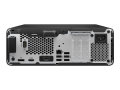 Copy Electronic vam predstavlja HP P SFF 400 G9 i7-14700 16/512GB Win11Pro [99P85ET#BED]. Na slici je kućište ali je prikazano stražnja strana. Gdje se vide ulazi za usb, hdmi, LAN, napajanje, vga, DP. Stražnji dio je srebrne boje.