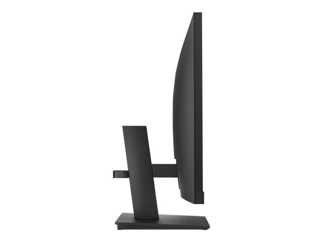Copy Electronic vam predstavlja Monitor HP P24h G5 23.8i FHD (EN) [64W34AA#ABB], Na fotografiji je crni monitor. Prikazana je bočna strana monitora. monitor stoji po kutom od 90 stupnjeva