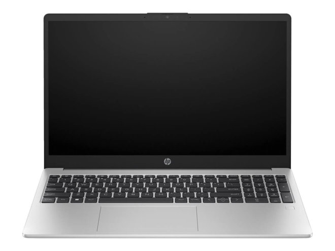 Copy electronic vam predstavlja Laptop HP 255 G10 R5 7530U 15.6" 16GB, SSD512GB, Free dos [9Y799ET#BED]. Na fotografiji je srebrni laptop koji je otovren pod kutom od 90 stupnjeva. Vidi se prednja strana.