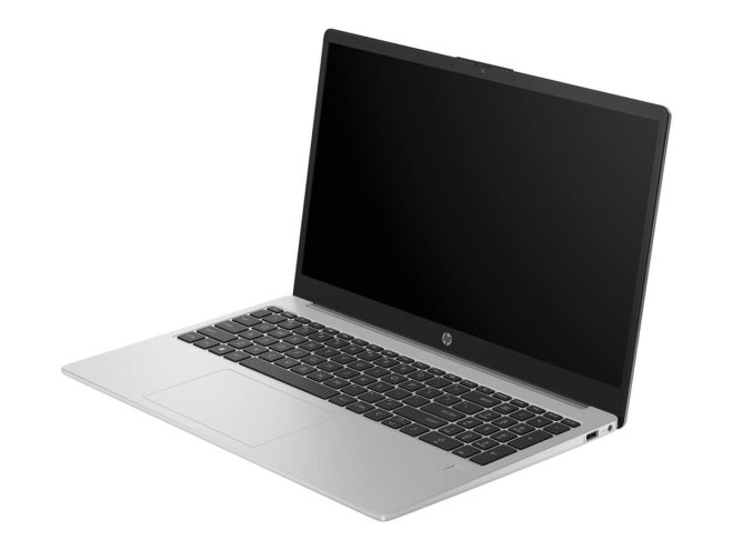 Copy electronic vam predstavlja Laptop HP 255 G10 R5 7530U 15.6" 16GB, SSD512GB, Free dos [9Y799ET#BED. Na fotografiji je srebrni laptop. Otvoren je pod kutom od 90 stupnjeva. Vidi se prednja strana, malo je zakrenut u lijevu stranu pa se vidi desna bočna stana.
