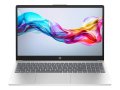 Copy electronic vam predstavlja Laptop HP 15-fd0100nm i5-1334U 16GB, SSD512GB, IPS [B17X7EA#BED]. Na fotografiji je srebrni laptop koji ima crnu tipkovnice. Vidi se prednja strana, na ekranu je svijetlo plava pozadina