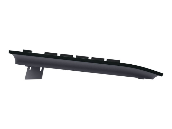 Copy Electronic vam predstavlja tipkovnicu Logitech K280e corded USB black (HR) [920-005217]. Na fotogrtafiji je bočni dio crne tipkovnice.