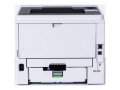 Copy electronic vam predstavlja Printer BROTHER HL-L6210DW Mono B/W. duplex, GLAN, WiFi [HLL6210DWRE1. Na fotografiji je sivi printer. Vidi se stražnja strana na kojoj su ulazi za mrežu i za strujni adapter