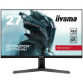 Copy Electronic vam predstavlja Monitor IIYAMA G-Master G2770HSU-B1 27" Fast (FLC) IPS LCD,165Hz,Full HD 1920x1080. Na fotografiji je crni monitor, vidi se prednja strana, na ekranu je plavo bijela pozadina sa slikom ratnika.