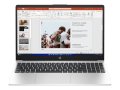 Copy electronic vam predstavlja  HP 250 G10. Na fotografiji je srebrni laptop, koji je otvoren pod kutom od 90 stupnjeva. Laptop ima crnu tipkovnicu a na ekranu je web stranica nekog portala