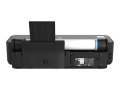 Copy electronic vam predstavlja Ploter HP DesignJet T250 24" Colour Ink-Jet A1, 2400x1200dpi 0.58 min/page USB, LAN, Wi-Fi, 2025 [5HB06D#B19]. Na fotografii je crni ploter. Vidi se stražnja strana, gdje je valjak za papir.