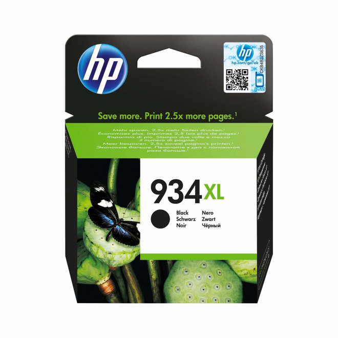 HP 934XL High Yield Black Ink Cartridge, cca 1.000 ispisa, Original [C2P23AE]