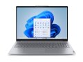 Copy electronic vam predstavlja Laptop LENOVO ThinkBook 16 G8 IRL 5 210H 16" 16GB, SSD512GB, Win11P, [21SH0083SC]. Na fotografiji je srebrni laptop koji je otvoren pod kutom od 90 stupnjeva. Vidi se prednja strana. Na ekranu je svijetlo plava pozadina.