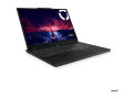 Copy electronic vam predstavlja Laptop LENOVO Legion 5 15AHP10 R7 260 15.1", 24GB, SSD1T, RTX5050 8GB, Free dos  [83M0001RSC]. Na fotografiji je crni laptop koji je otovren pod kutom od 90 stupnjeva. Malo je zakrenut u desnu stranu pa se vidi prednja i lijeva bočna strana.