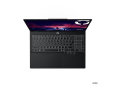 Copy electronic vam predstavlja Laptop LENOVO Legion 5 15AHP10 R7 260 15.1", 24GB, SSD1T, RTX5050 8GB, Free dos  [83M0001RSC]. Na ekranu se vidi otovreni laptop pod kutom od 90 stupnjeva. Vidi se tipkovnica iz ptičije perspektive. Tipkovnica ima pozadinsko bijelo osvjetljenje