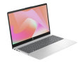 Copy electronic vam predstavlja Laptop HP 15-fc0229nm R5 5625U, 16GB, SSD512, Win11Home [BU1Q2EA#BED]. Na fotografiji je srebrni laptop koji je otvoren pod kutom od 90 stupnjeva, Postavljen je tako da se vidi stražnja strana od ekrana i dio desne bočne strane.