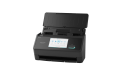 Copy electronic vam predstavlja Skener Ricoh Fujitsu ScanSnap iX2500, A4, duplex, 45 str./min / 90 ipm, Wi-Fi, Bluetooth, crni. Na fotografiji je crni skener sa otovrenim gornjim dijelo gdje se stavlja papir