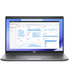 Copy electronic vam predstavlja Laptop Dell Mobile Precision 3490,14", FHD, Core Ultra 7 155H, 16GB, SSD1T, RTX 500 4GB, Win11Pro, 36mj. Laptop je otovren pod kutom od 90 stupnjeva. Vidi se prednja strana laptopa.