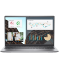 Copy electronic vam predstavlja Laptop Dell Vostro 3530, 15.6", Intel Core i5-1334U, 16GB, SSD512GB, Intel Iris Xe, Wifi, LAN, 36mj. Na fotografiji je srebrni laptop, vidi se prednja strana a laptop je otvoren pod kutom od 90 stupnjeva.