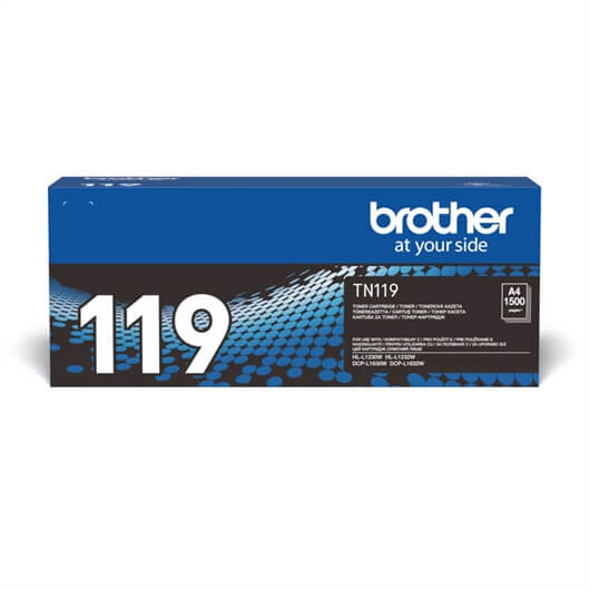 Copy electronic vam predstavlja Toner BROTHER TN119 TONER FOR ESL - CEE [TN119]. Na fotografiji je plava kutija od tonera