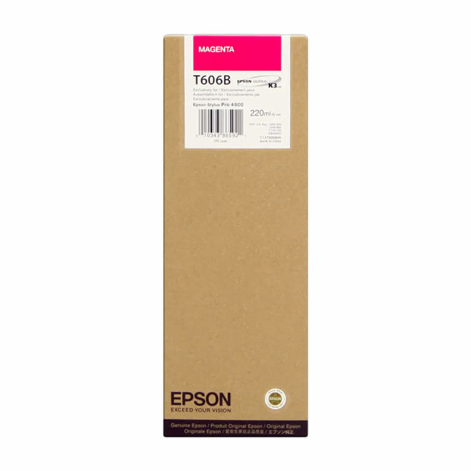 Epson Singlepack Magenta T606B00 220 ml, tinta, Original [C13T606B00]