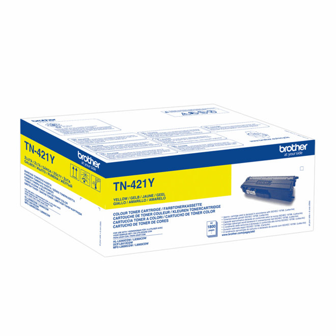 Brother toner TN-421Y, Yellow, cca 1.800 stranica, Original [TN421Y]