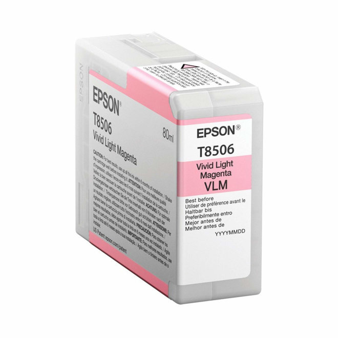 Epson tinta Singlepack Light Magenta T850600, 80 ml, Original [C13T850600]