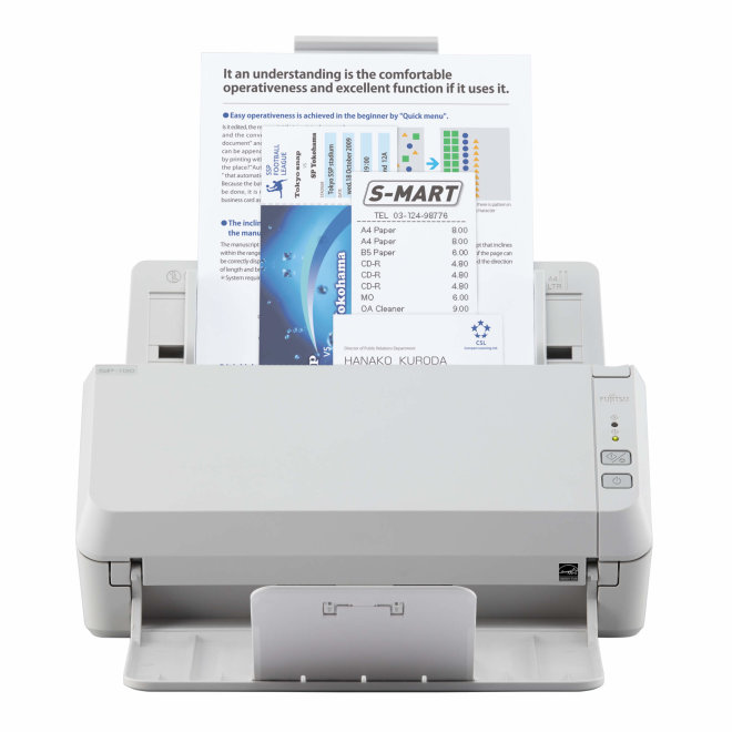 Fujitsu SP-1120, ADF, Colour CIS x 2, 50 - 209 g/m2, 600dpi, USB 2.0, 2.5kg [PA03708-B001]