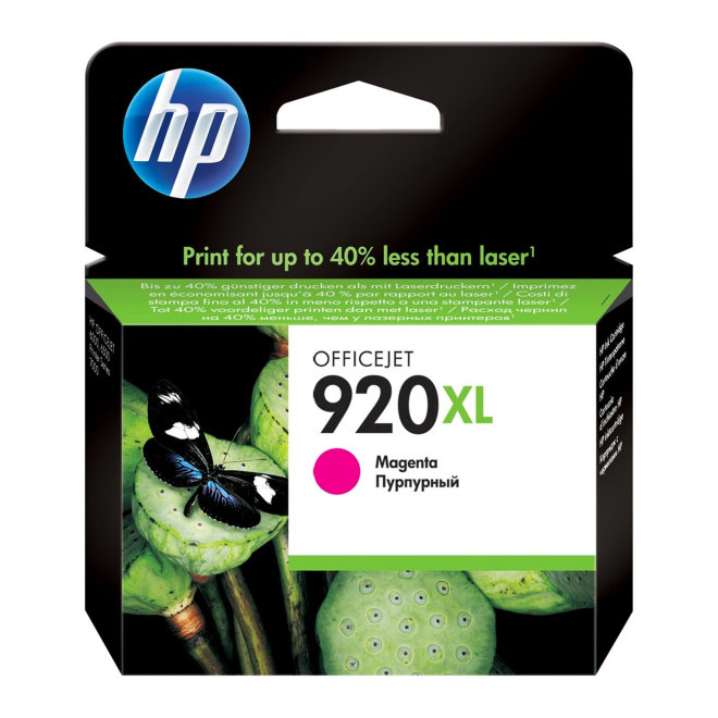 HP 920XL High Yield Magenta Original Ink Cartridge [CD973AE#BGX]