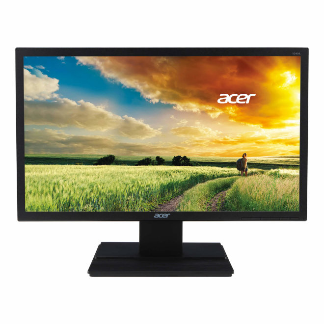 Acer Monitor V246HQLbi, LED, 23,6" FHD, 16:9, VGA, HDMI, VESA, Black [UM.UV6EE.005]