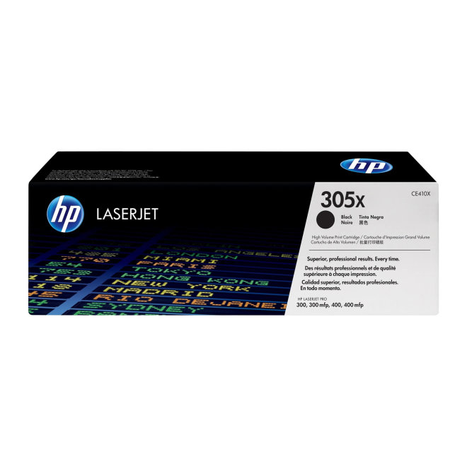 HP 305X High Yield Black Original LaserJet Toner Cartridge [CE410X]