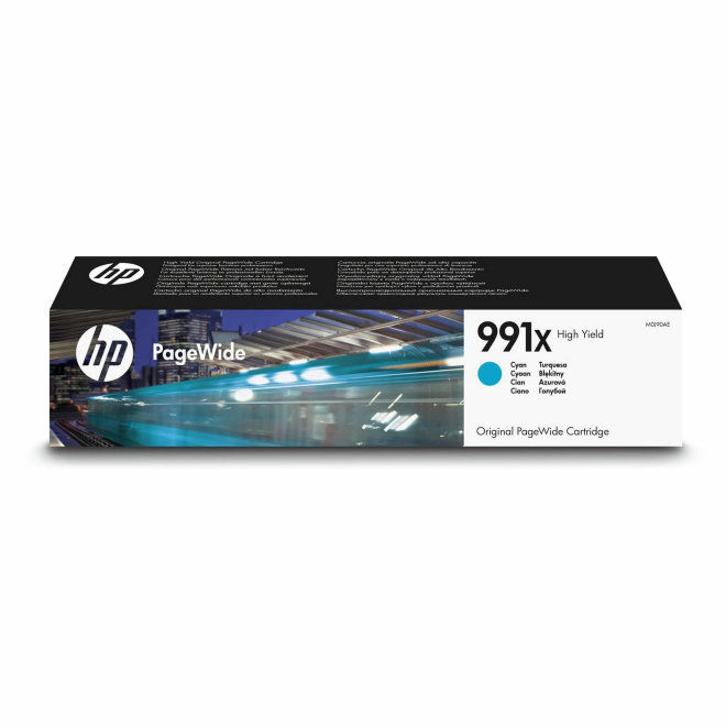 HP 991X High Yield Cyan Original PageWide Cartridge [M0J90AE]