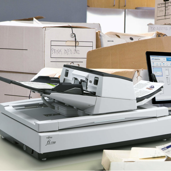 Cope electronic vam predstavlja Skener Ricoh - Fujitsu fi-7700S,ADF + FLATBED, ADF, 75str/min, 600dpi, PA03740-B301.