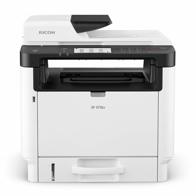Ricoh SP 3710SF, višefunkcijski pisač, laserski crno-bijeli ispis, A4, USB, Ethernet, ADF, Touchscreen [408267]