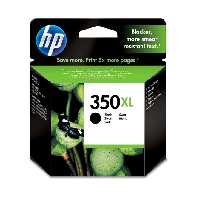 HP 350XL High Yield Black Ink Cartridge, tinta, cca 1.000 ispisa, Original [CB336EE#BA3]