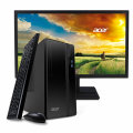 Acer Veriton ES2735G Mini tower + Acer Monitor V246HQLbi VA, Intel Core i3, 4GB RAM, 256GB SSD, Intel HD, USB Tipkovnica + Miš, DVD/RW, Endless OS, Black [K-DT.VSJEX.00N-UM.UV6EE.005]