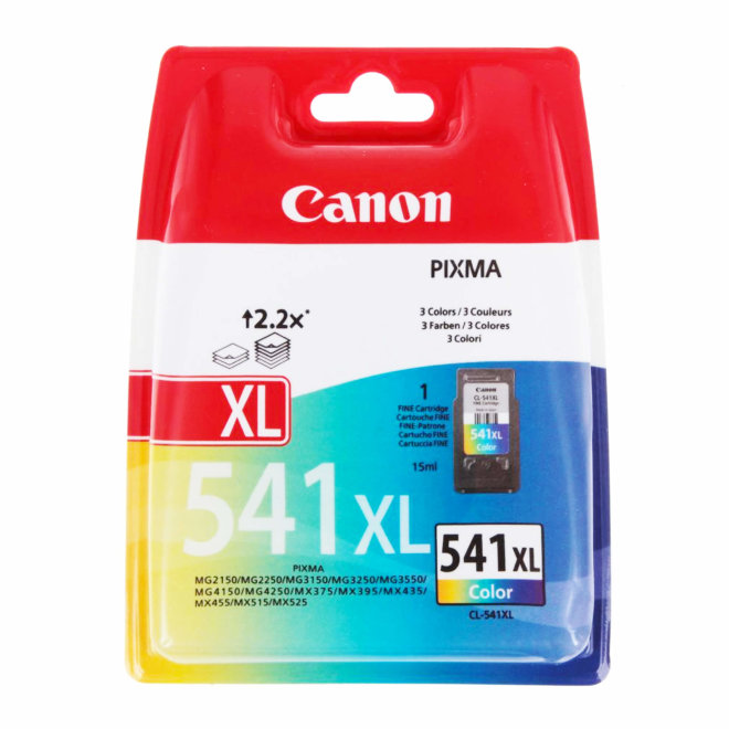 Canon CL-541XL High Yield C/M/Y Colour Ink Cartridge, tinta, cca 400 ispisa, Original [5226B005AA]