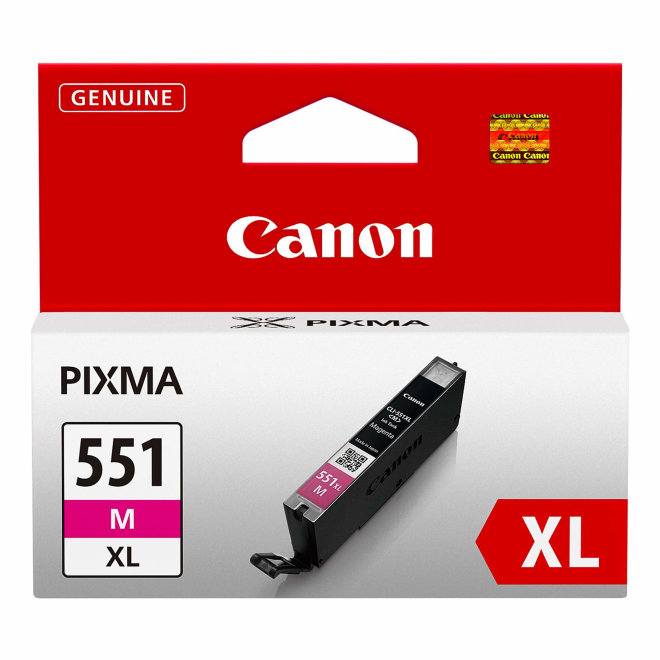 Canon CLI-551XL High Yield Magenta Ink Cartridge, tinta, cca 660 ispisa, Original [6445B001AA]