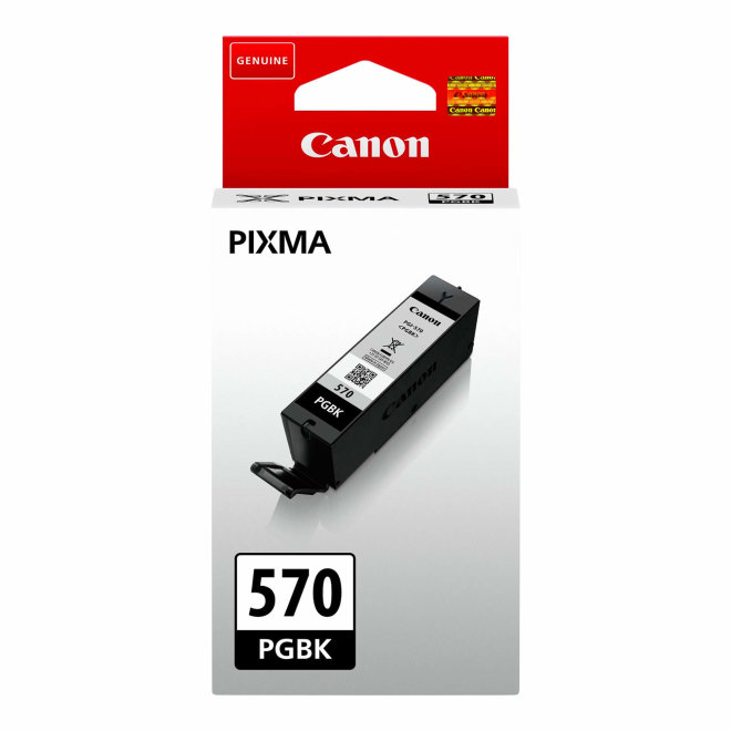 Canon PGI-570PGBK Pigment Black Ink Cartridge, tinta, cca 300 ispisa, Original [0372C001AA]
