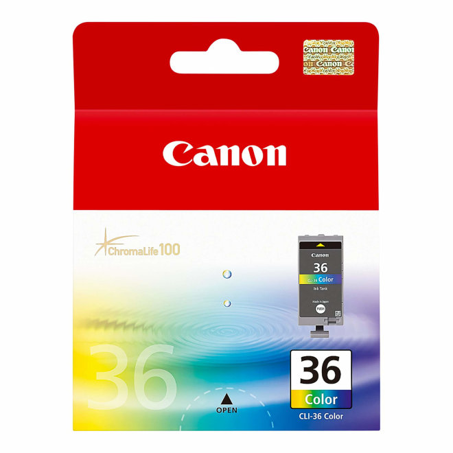 Canon CLI-36 C/M/Y Colour Ink Cartridge, tinta, cca 249 ispisa, Original [1511B001AF]