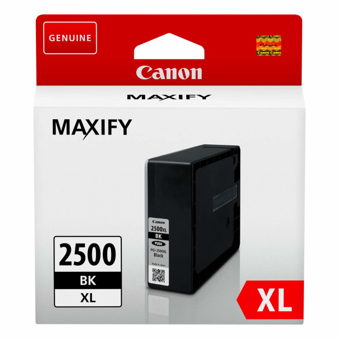 Canon PGI-2500XL High Yield Black Ink Cartridge, tinta, cca 2.500 ispisa, Original [9254B001AA]