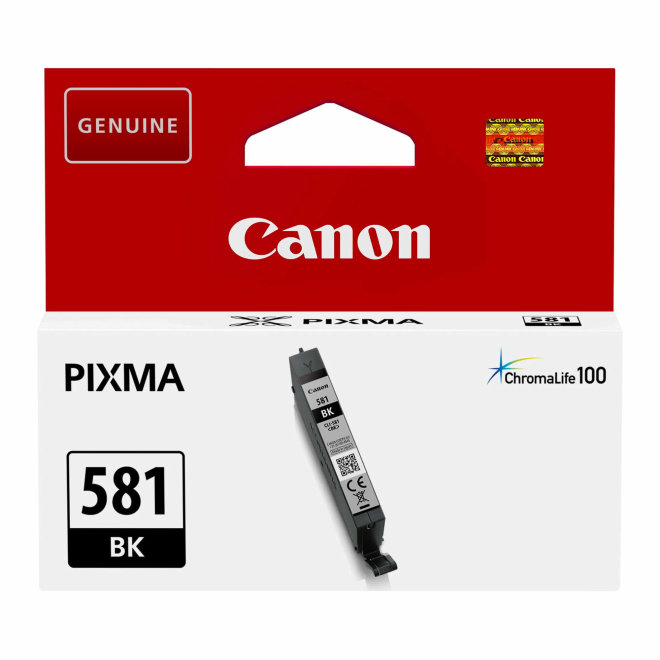 Canon CLI-581BK Black Ink Cartridge, tinta, cca 200 ispisa, Original [2106C001AA]