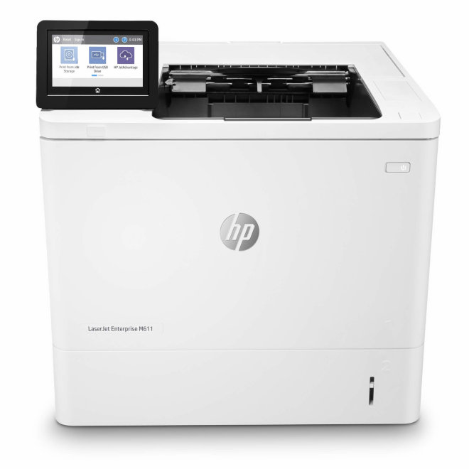 HP LaserJet Enterprise M611dn Printer, jednofunkcijski pisač, laserski c/b ispis, A4, Ethernet, USB, Touchscreen, Duplex, Security Management, 60 – 200 g/m² [7PS84A#B19]