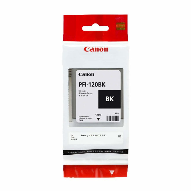 Canon PFI-120BK Black Ink Cartridge 130ml, tinta, Original [2885C001AA]