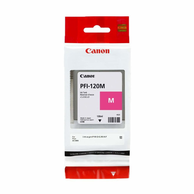 Canon PFI-120M Magenta Ink Cartridge 130ml, tinta, Original [2885C001AA]