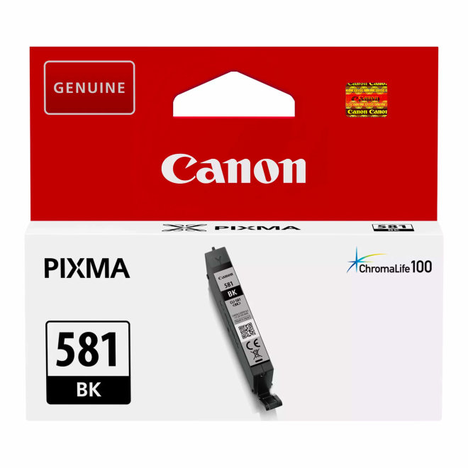 Canon CLI-581BK Black Ink Cartridge, tinta, cca 200 ispisa, Original [2106C001]