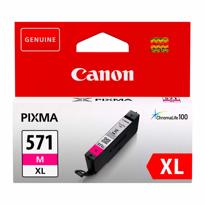 Canon CLI-571XL High Yield Magenta Ink Cartridge, tinta, cca 400 ispisa, Original [0333C001]