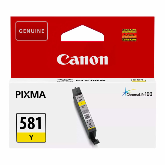 Canon CLI-581Y Yellow Ink Cartridge, tinta, cca 99 ispisa, Original [2105C001]