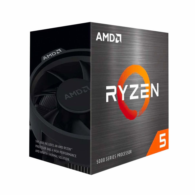 AMD Ryzen 5 5600X, 3.7 GHz, 6-core, 12 threads, 32 MB cache, Socket AM4, Box [100-100000065BOX]