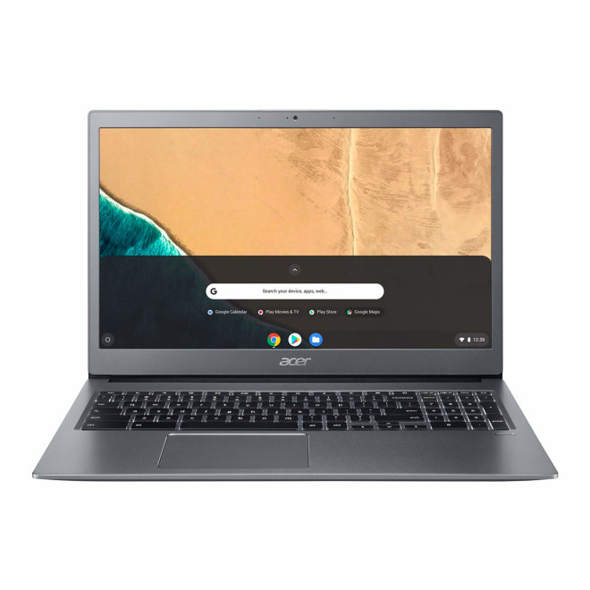 Acer Chromebook CB715-1W-58QT, Intel Core i5-8250U, 8GB RAM, 128GB SSD, 15.6" FHD MAT, Intel GPU, USB-C, USB3, Webcam, WiFi, Backlit Keyboard, Fingerprint, Chrome OS, Aluminium Grey [NX.HB2EX.005]