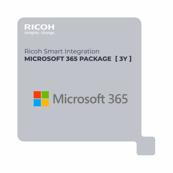 Ricoh Smart Integration za Microsoft 365 Package 3Y, licenca za 3 godine [937846VSD]