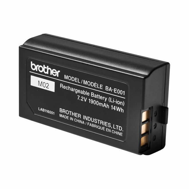 Brother baterija BA-E001, punjiva baterija za Brother pisače, Original [BAE001]